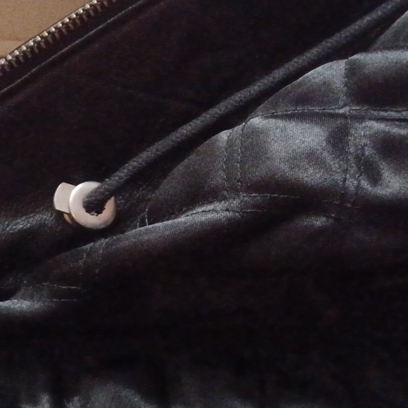 Wilson's Leather Jacket with Hood Vintage - Picture 6 of 7